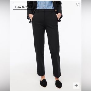 J.Crew Factory Kallie straight-leg pant in Black EUC